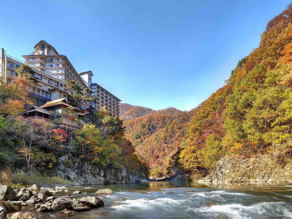Ookawaso Hotel Aizuwakamatsu Eksteriør billede